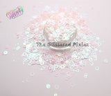 FROSTED BERRY PARFAIT -Ring (hollow dot) glitter mix - Aurora Australis collection