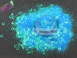 CALYPSO -Ring (hollow dot) glitter mix - Summer Fantasy Collection