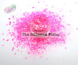 DRAGON FRUIT SMOOTHIE -Ring (hollow dot) glitter mix!