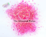 DRAGON FRUIT SMOOTHIE -Ring (hollow dot) glitter mix!