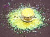 PINEAPPLE RUM  -Ring (hollow dot) glitter mix - SUMMER FANTASY COLLECTION