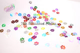 POOCH PLEASE - Multi color Holographic Paw print Glitter- Pixie Shapes