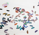 MIDNIGHT HOLLOW holographic BAT shape Glitter- Back to Nature Collection -