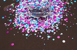 BERRY BLAST  holographic glitter mix - Majestic mixes Collection