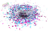 BERRY BLAST  holographic glitter mix - Majestic mixes Collection