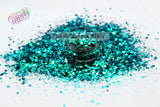 UNDER THE SEA glitter mix - Optical Illusion (Color Shifting glitter)