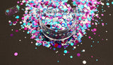 BERRY BLAST  holographic glitter mix - Majestic mixes Collection