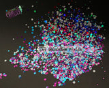 BERRY BLAST  holographic glitter mix - Majestic mixes Collection