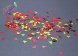 KITTIES GONE WILD - Multicolor metallic cat shape Glitter- Pixie Shapes-