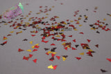 KITTIES GONE WILD - Multicolor metallic cat shape Glitter- Pixie Shapes-