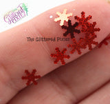 VOLCANIC SNOWFLAKE  holo effects shaped glitter 6mm