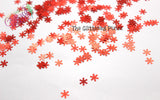 VOLCANIC SNOWFLAKE  holo effects shaped glitter 6mm