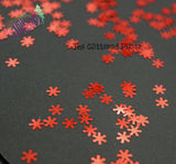 VOLCANIC SNOWFLAKE  holo effects shaped glitter 6mm