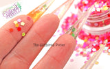 DEW DROP ROSE flower shaped glitter - Back to Nature Collection