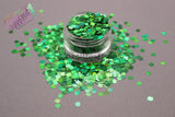 EMERALD CITY 4mm holo maple leaf shape glitter - Back To Nature