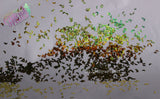 GOLD holographic  effects MOON shape Glitter- Pixie Shapes