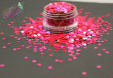 DEW DROP ROSE flower shaped glitter - Back to Nature Collection