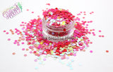 DEW DROP ROSE flower shaped glitter - Back to Nature Collection