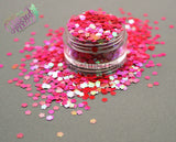 DEW DROP ROSE flower shaped glitter - Back to Nature Collection