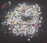 WINTER WONDER LAND Glitter mix w/glow in the dark stars -
