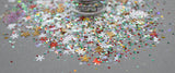 WINTER WONDER LAND Glitter mix w/glow in the dark stars -