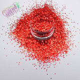 SCARLET SKY 1mm hexagon glitter- Heavy Metallics-