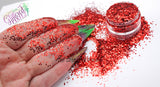 SCARLET SKY 1mm hexagon glitter- Heavy Metallics-