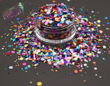 YOU Don't KNOW, UFO holo fx glitter mix- Majestic Mixes