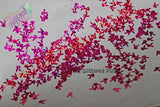 Divine RASPBERRY SEXY BUNNY holo Fx (playboy like) shape Glitter- Pixie Shapes