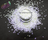 VIOLET HAZE Hollow Heart shape glitter -Pixie Shapes-