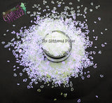 VIOLET HAZE Hollow Heart shape glitter -Pixie Shapes-