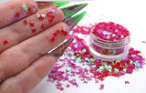 DEW DROP ROSE 3mm BUTTERFLy glitter- Back to Nature Collection