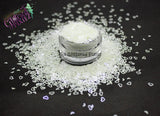 VIOLET HAZE Hollow Heart shape glitter -Pixie Shapes-