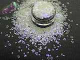 VIOLET HAZE Hollow Heart shape glitter -Pixie Shapes-