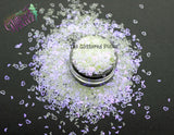 VIOLET HAZE Hollow Heart shape glitter -Pixie Shapes-