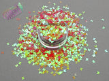 DEW DROP ROSE 3mm BUTTERFLy glitter- Back to Nature Collection