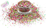 ARIEL holographic Dotties Glitter mix Super Fun Loose Glitter for Nail art Hair Face Body Tumblers Craft supply Resin supply Freshie Glitter