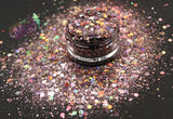 ROSE GOLD HOLOGRAPHIC Glitter mix - Pixie Glitz -
