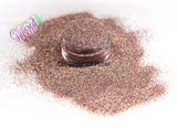 ROSE GOLD HOLOGRAPHIC glitter- Pixie Dust( extra fine glitter)