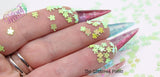 AVOCADO OH 4 Leaf Clover shape glitter