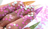 LILAC SHIMMER BUNNY HEAd shape Glitter- Pixie Shapes-