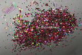 ARIEL holographic Dotties Glitter mix Super Fun Loose Glitter for Nail art Hair Face Body Tumblers Craft supply Resin supply Freshie Glitter
