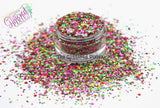 ARIEL holographic Dotties Glitter mix Super Fun Loose Glitter for Nail art Hair Face Body Tumblers Craft supply Resin supply Freshie Glitter