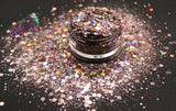 ROSE GOLD HOLOGRAPHIC Glitter mix - Pixie Glitz -