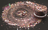 ROSE GOLD HOLOGRAPHIC Glitter mix - Pixie Glitz -