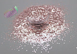 ROSE GOLD 1mm  metallic hexagon glitter- Heavy Metallics-