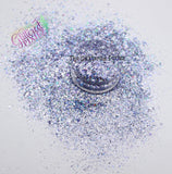 COLD BLUE STEEL mini holographic Shardz  Irregular glitter