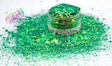 LIZARD GLAM Color shift holographic glitter- Fantasy Charade -