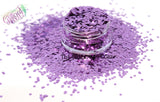 LAVENDER LADY 1.5mm  metallic hexagon glitter- Heavy Metallics-