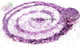 LAVENDER LADY 1mm  metallic hexagon glitter- Heavy Metallics-